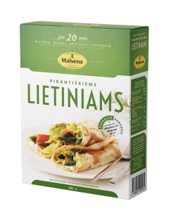 miltinis mišinys pikantiškiems lietiniams