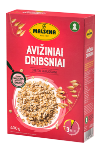Greitai paruošiami avižiniai dribsniai MALSENA