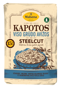 Malsena viso grūdo kapotos avižos