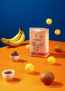 Avinžirnių miltų bananų duona